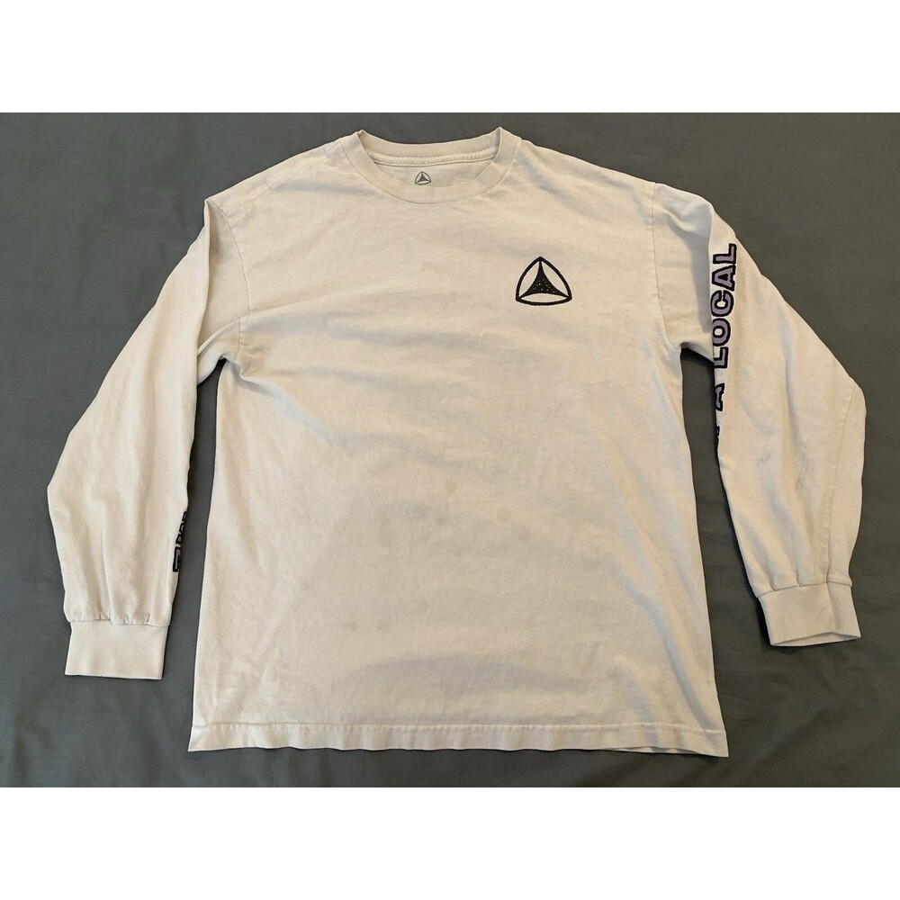 Active Ride Shop‎ Long Sleeve Tee Shirt White Men's Medium Dont Hassle I'm Local